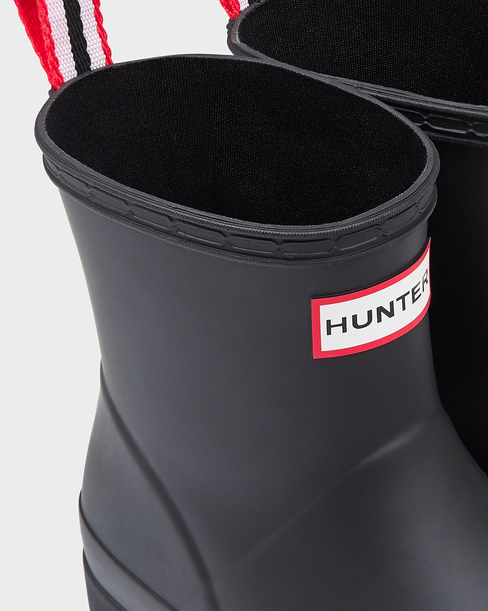 Play Botas Original Short Rain Hunter Mujer - Negros - 902481YRT